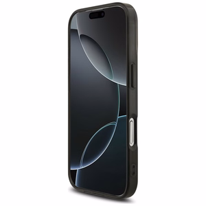 AMG Double Layer Läpinäkyvä Graphics MagSafe Suojakuori iPhone 17:lle - Musta