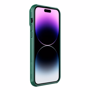 Nillkin CamShield S suojakuori iPhone 14 Pro Max:lle panssaroitu kuori kameransuojalla vihreä