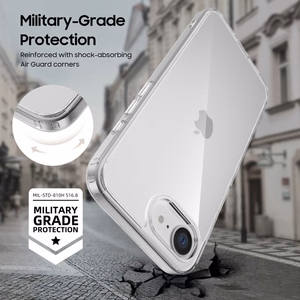 Tech-Protect FlexAir Hybrid suojakuori iPhone 16e / 17e:lle - läpinäkyvä