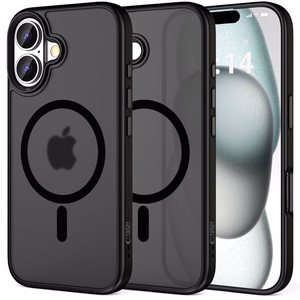 Tech-Protect MagMat MagSafe Suojakuori iPhone 16:lle - musta