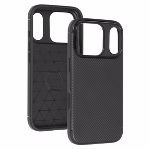 Tel Protect Carbon Elite Suojakuori iPhone 17 Pro Max -lle - musta