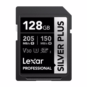 Lexar Professional SILVER PLUS SDXC 128 GB -muistikortti
