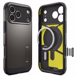 Spigen Tough Armor T MagSafe -suojakuori iPhone 17 Pro / 18 Pro -malleille, grafiitti