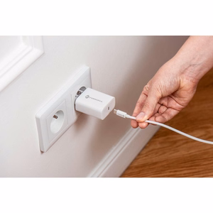 Puhelinlaturi Forcell F-Energy USB C QC4.0 PD 3A 20W + kaapeli USB C - Lightning TFK-TC-20WPD valkoinen