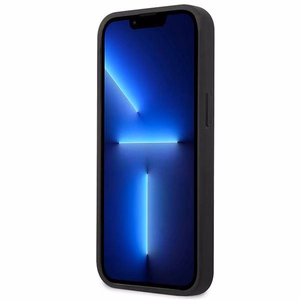 Mercedes Nahkakotelo tähdet kuvio iPhone 13 mini - musta