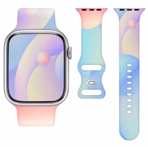 Silikonihihna Apple Watch 42/44/45/49MM (97+110) värikäs
