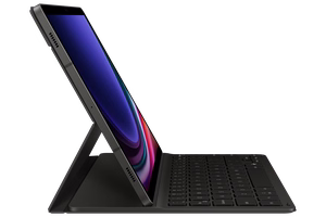 DX720UB Book Cover Keyboard Slim Samsung Galaxy Tab S9/S9 FE/S10 FE/S10 Lite, Black