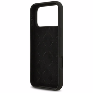 Guess Silikoninen Big 4G Script Suojakuori iPhone 17 Pro Max:lle - Musta