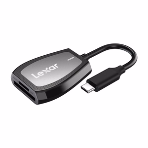 Lexar Dual-Slot SD/microSD-muistikortinlukija, USB-C