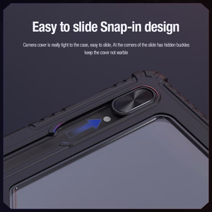 Nillkin Bumper Nahkainen Case Pro Suojakuori Samsung Galaxy Tab S9+:lle - musta