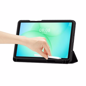 TechProtect SmartCase Pen Suojakuori Samsung Galaxy Tab A9 / A11 8.7 X110 / X115 / X133 / X135 - Musta