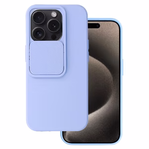 Camshield Soft Suojakuori iPhone 15 Pro Max:lle vaaleanvioletti