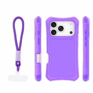 Safepop suojakuori hihnalla iPhone 17 Pro 6,3" violetti