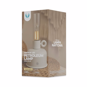 Forever Light Vintage Petroleum LED-lamppu FLR-05 vaalea beige