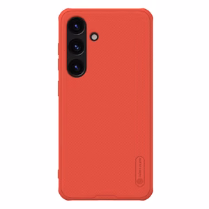 Nillkin Super Frosted Shield Pro panssaroitu Suojakuori Samsung Galaxy S24:lle - punainen