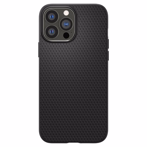 Spigen Liquid Air suojakuori laitteelle iPhone 13 Pro, mattamusta
