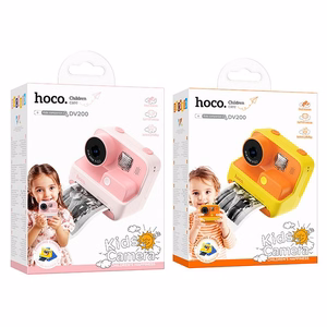 Digitaalinen lastenkamera tulostimella Hoco 1MP 2,0" HD Ready DV200 keltainen