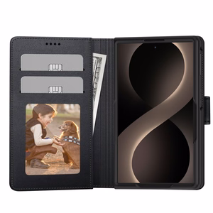 Tech-Protect Wallet -suojakuori Samsung Galaxy Z Fold 8:lle, musta