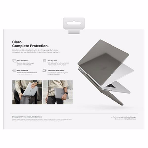 Uniq Claro kotelo MacBook Air 13 (2022) - harmaa