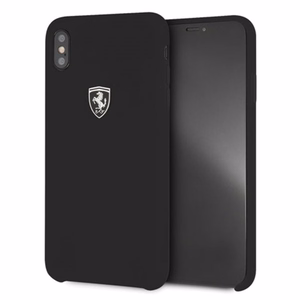 Ferrari Hardcase FEOSIHCI65BK iPhone Xs Max musta/musta Silikoni Off track