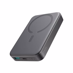 Joyroom JR-W020 20W 10000mAh MagSafe Power Bank + USB-C - USB-C 0.25m kaapeli - Musta