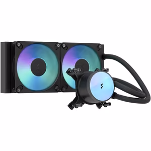 Fractal Design -nestejäähdytys Radius 240 RGB, musta, Intel, AMD