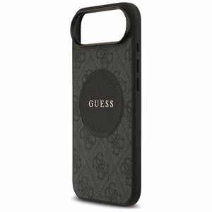 Guess 4G Circle Classic Logo MagSafe Suojakuori iPhone Airille - musta