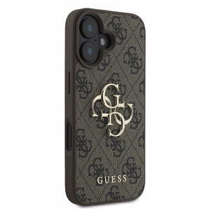 Guess 4G Big Logo kotelo iPhone 16 - ruskea
