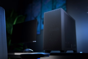 Logic Dart Pro Mini – Mini Tower computer case with USB-C, black (AM-DART-PRO-0000-10)