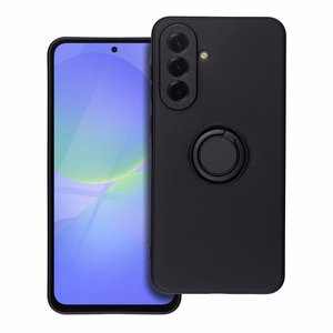 Silikoninen Suojakuori Renkaalla Samsung A36 5G:lle musta