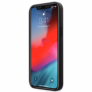 Ferrari FEOGOHCP12LBK iPhone 12 Pro Max 6.7" musta/musta kovakotelo Off Track Perforoitu