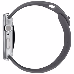 Uniq Voute Karkaistu Lasi Suojakuori Apple Watch 10 42 mm:lle - Hopeinen