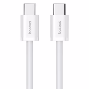 Baseus Superior Series ll USB-C - USB-C 30W 480Mb/s cable 1m - white