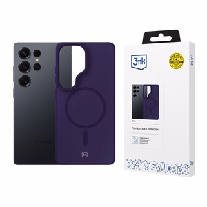 3mk Smoke MagCase Samsung Galaxy S25 Ultra:lle violetti-puoliläpinäkyvä