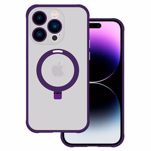 Tel Protect Magical Magsafe Stand Case for Iphone 12 Pro purple
