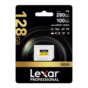 Lexar GOLD microSDXC -muistikortti, 128 GB