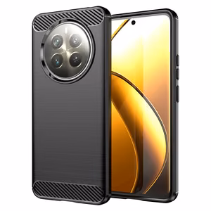 Carbon Suojakuori Realme 12 Pro 5G:lle musta