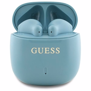 Guess Bluetooth kuulokkeet GUTWSJ14ESGQ TWS + telakka-asema turkoosi/turkoosi Printed Classic Logo