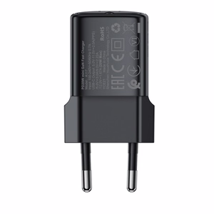 Acefast A117 -laturi 20 W GaN USB-C musta