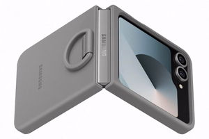 PF741TJEGWW silikoninen suojakuori Samsung Galaxy Flip6, harmaa