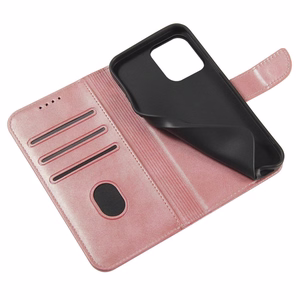 Magnet Suojakuori läpällä Samsung Galaxy S25+ - Vaaleanpunainen