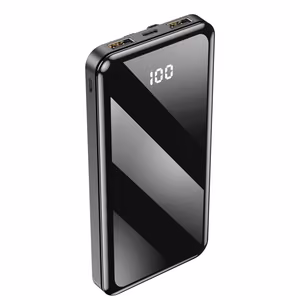 Forever varavirtalähde TB-411 ALLin1 10000 mAh kaapeleilla USB-C + Lightning + microUSB musta