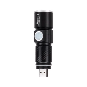 Rebel-alumiinitaskulamppu, 3 W, ZOOM, USB-liitin