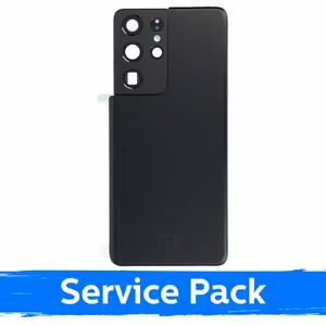 Takakuori yhteensopiva Samsung G998 S21 Ultra / Phantom musta / (Service Pack)