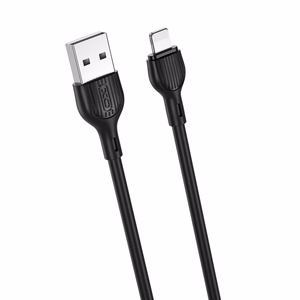 XO kaapeli NB200 USB - Lightning 2,0m 2.1A, musta