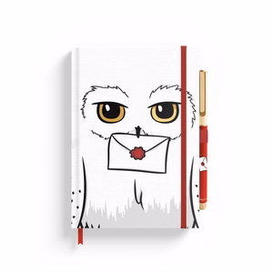 Harry Potter Hedwig A5 -muistikirja kynällä