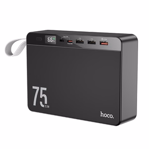 Hoco J94 Overlord varavirtalähde 22,5W 75000 mAh musta