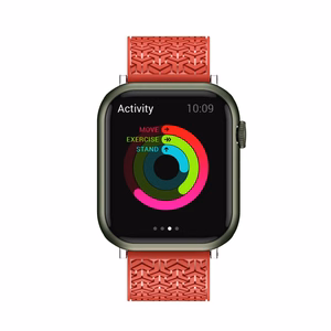 Kellohihna Y kellonauha Apple Watchille 38/40/41mm - Punainen