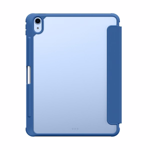 AmazingThing Titan Pro -suojakuori iPad A16 11" -mallille 720° kääntyvällä telineellä ja kynätelineellä, sininen