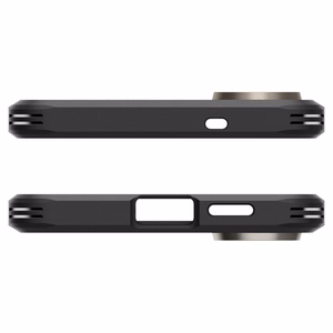 Spigen Tough Armor MagSafe Suojakuori Samsung Galaxy S25 Edge:lle - harmaa/musta